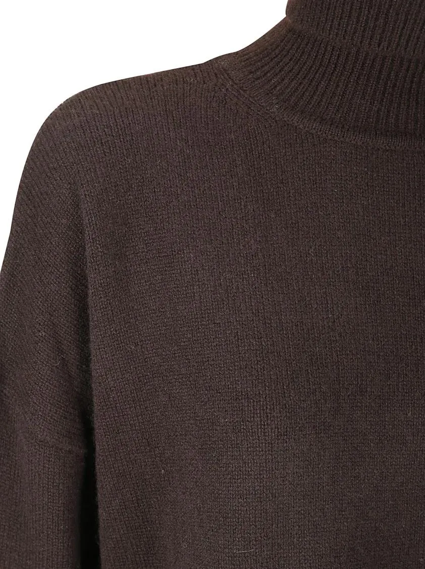   Be You  Brown Crew Neck Sweater Brown  Rollkragenpullover 