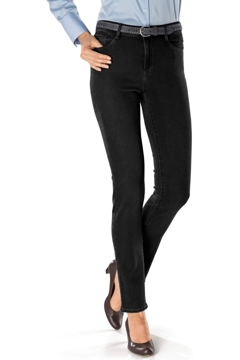BRAX Jeans Carola schwarz Feminine Fit in Premium-Denim