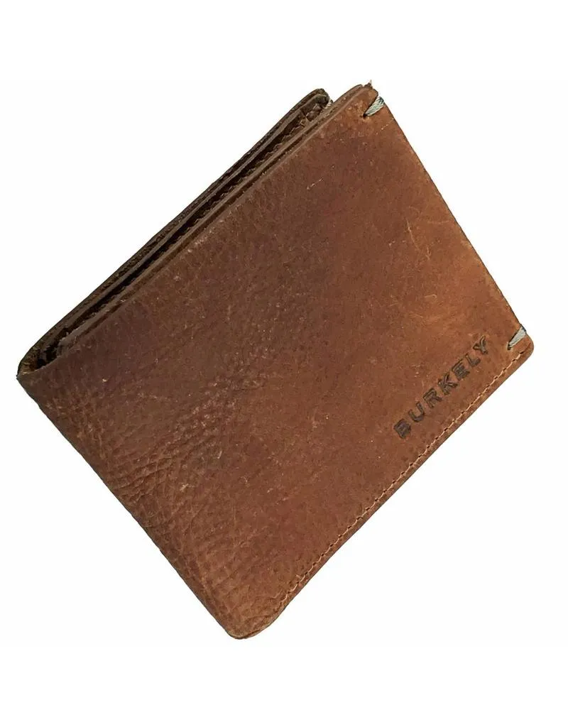 Burkely Herren Geldbörse Vintage Flach Cognac