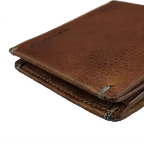 Burkely Herren Geldbörse Vintage Flach Cognac