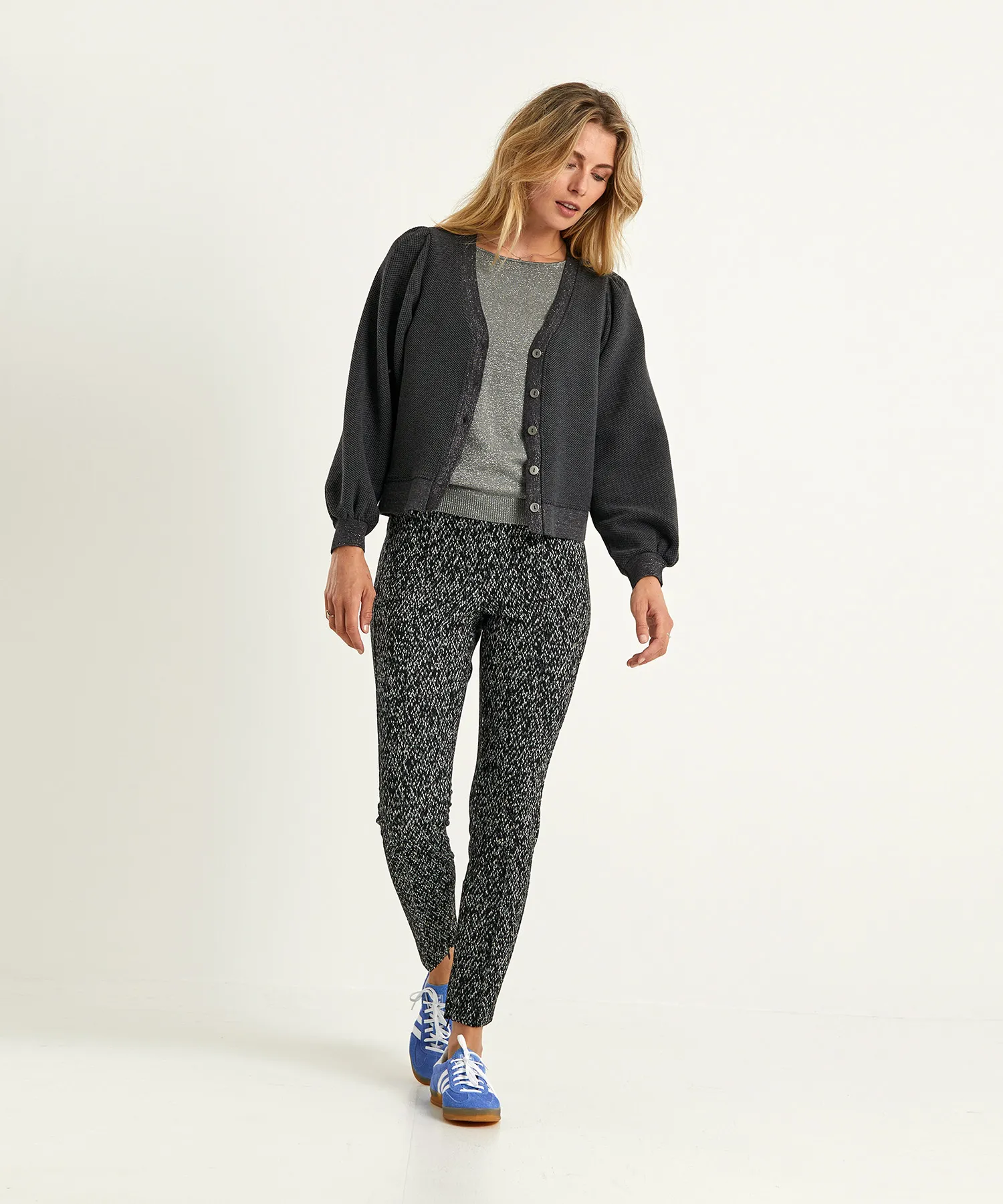 Cambio leichte Kick-Hose mit Print Ranee