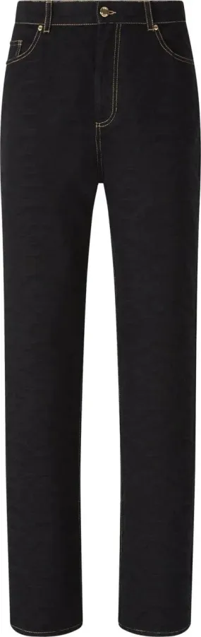   Casablanca  Wide Leg Jacquard Jeans mehrfarbig  Skinny Leg Jeans 