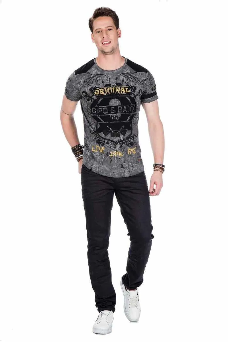 CD410 Herren bequeme Jeans mit optimalem Tragekomfort in Straight Fit