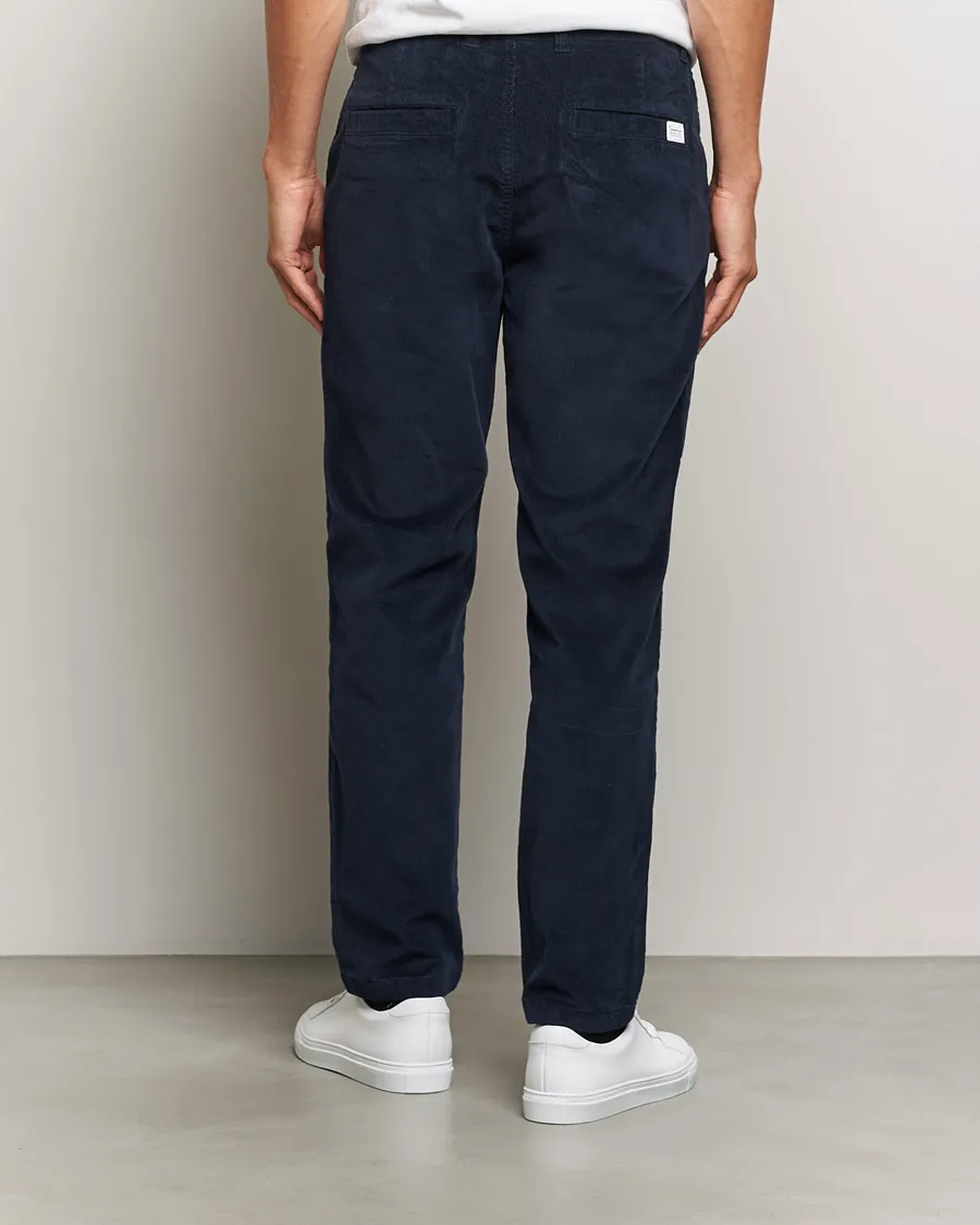 Chuck Regular Cord Trousers Navy