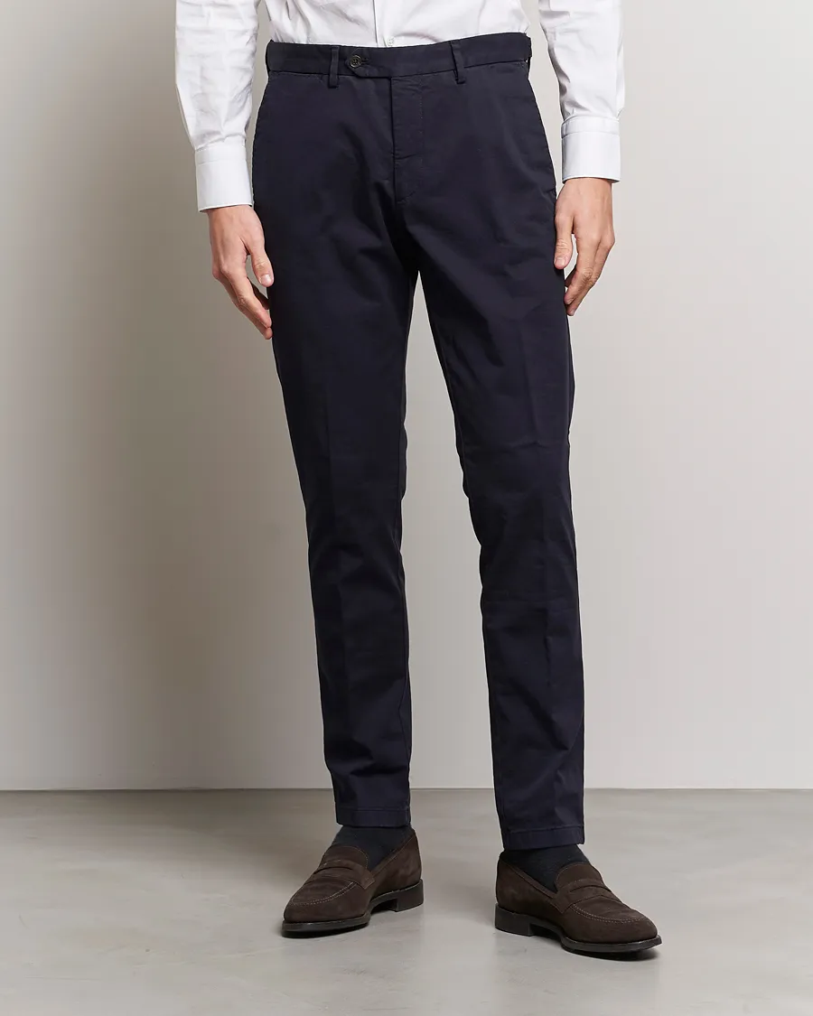 Danwick Cotton Trousers Navy