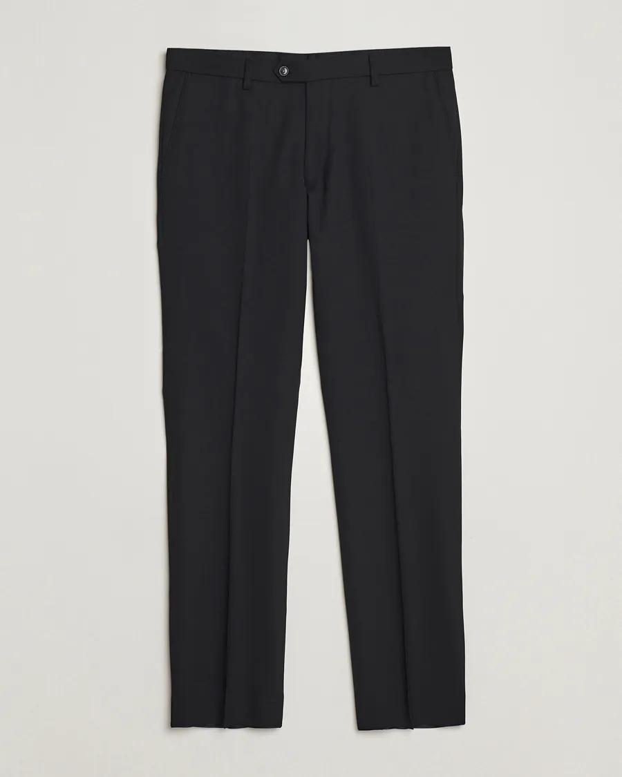 Diego Wool Trousers Black
