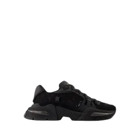   Dolce&Gabbana  Low Top Sneakers - Leather - Black Black  Low-Top Sneaker 