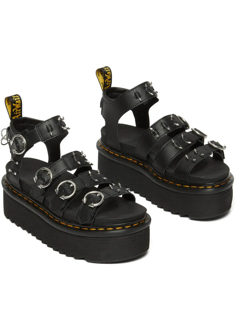 Dr. Martens Blaire Quad Hardware Platform Sandalen Schwarz