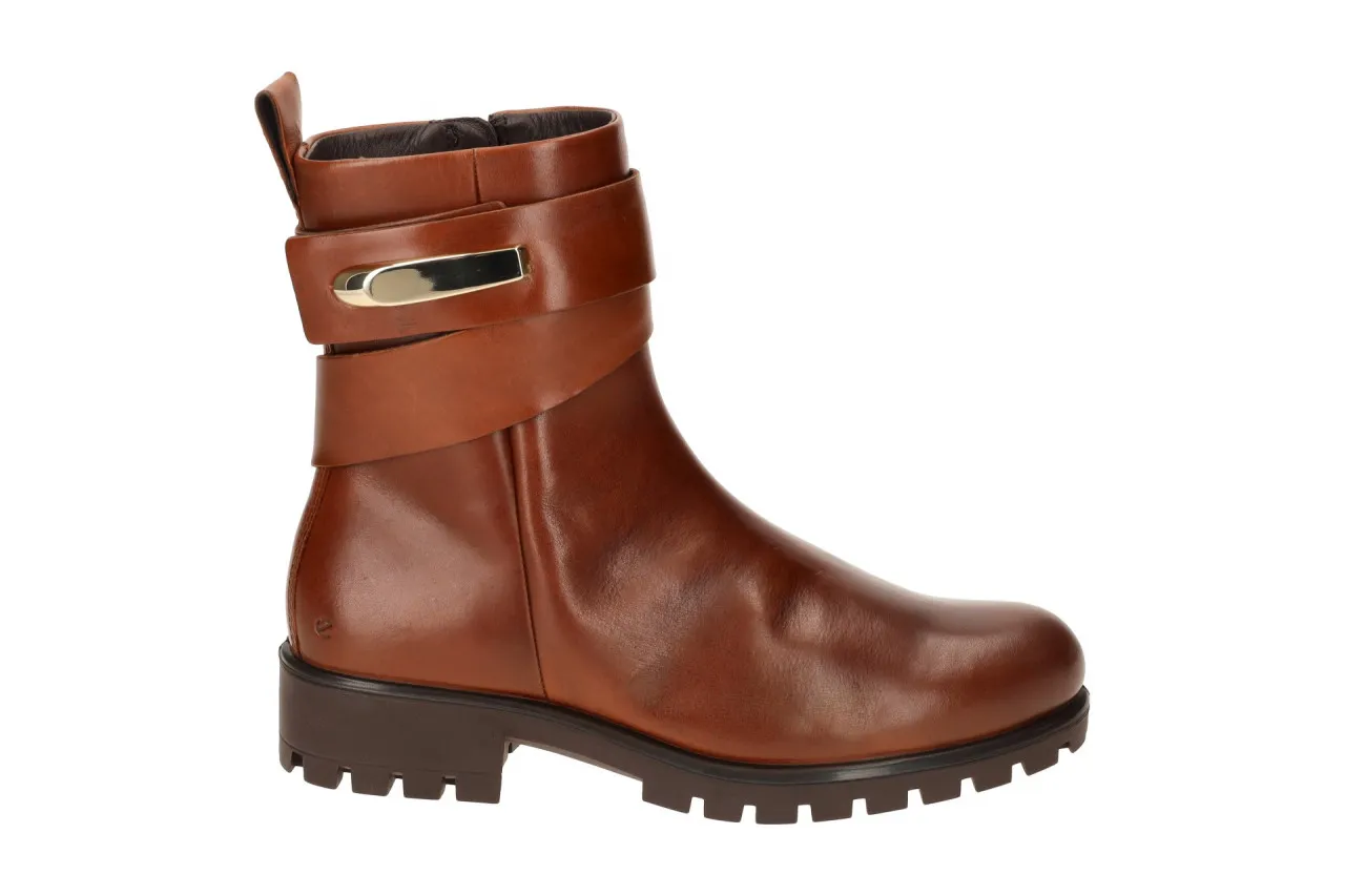 ecco Modtray Stiefelette braun cognac Zip 490193