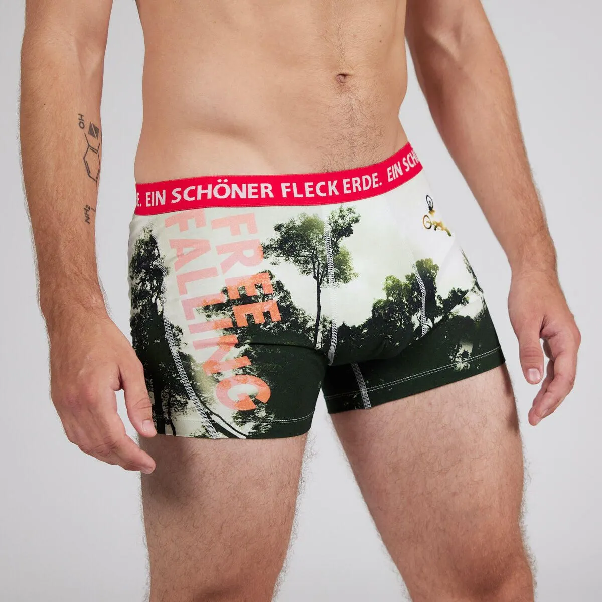 Ein schöner Fleck Erde Boxershorts Free Falling - Herren Funktionswäsche
