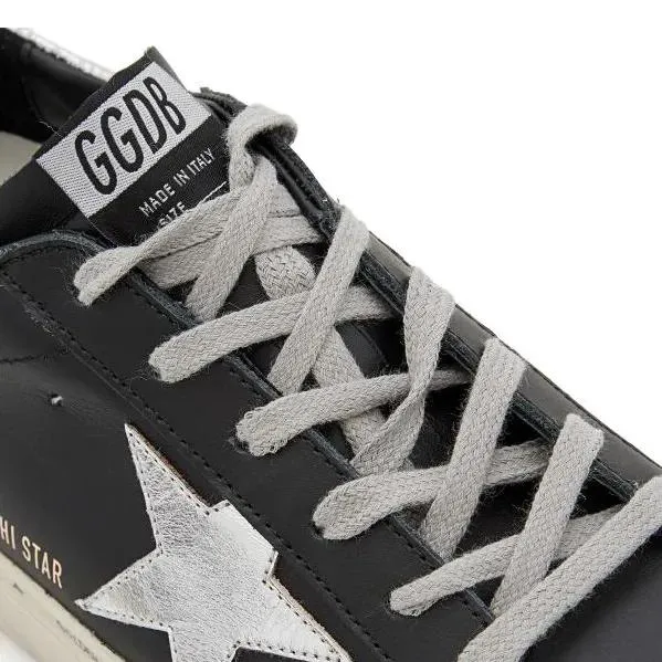   Golden Goose  Hi Star Leather Sneakers Black  Low-Top Sneaker 