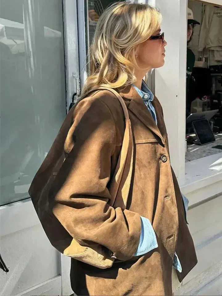 Heidi-Mode | Blazer Jack Aus Wildleder Für Frauen