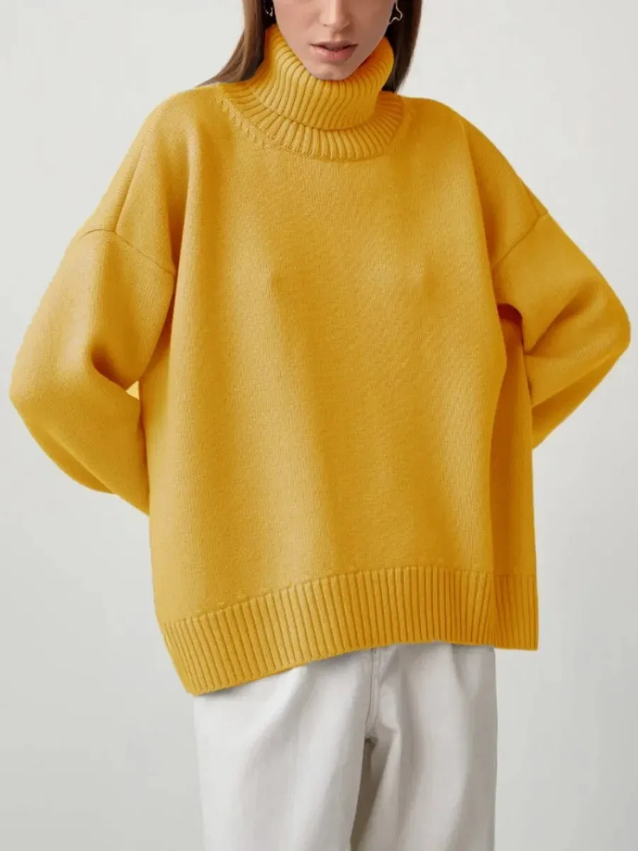 Heidi-Mode | Oversized Warmer Rollkragenpullover