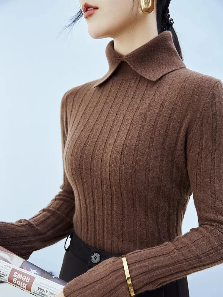 Heidi-Mode | Pullover Mit Langen Ärmeln Slim Fit Für Damen