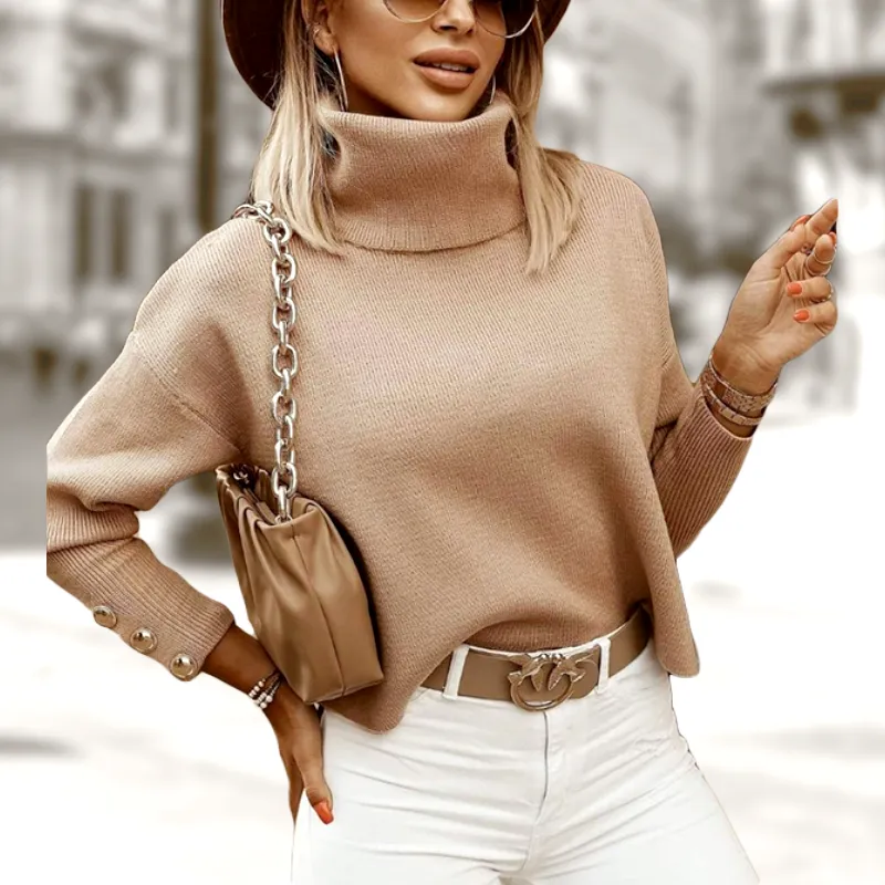 Heidi-Mode | Rollkragenpullover für Damen warm