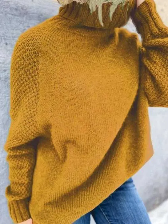 Heidi-Mode | Schicker Damen Herbst Strick Rollkragenpullover