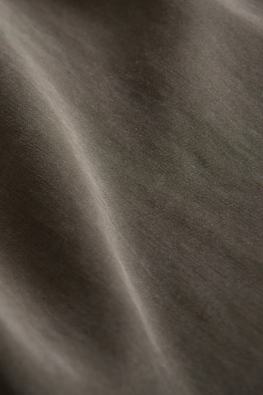 Hemdblusenkleid DEMI aus TENCEL Lyocell - Olive (Tencel)