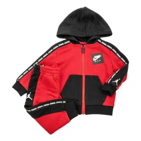 Jordan Jumpman Full Zip Set Anzug 65A392-R78 - rot-schwarz