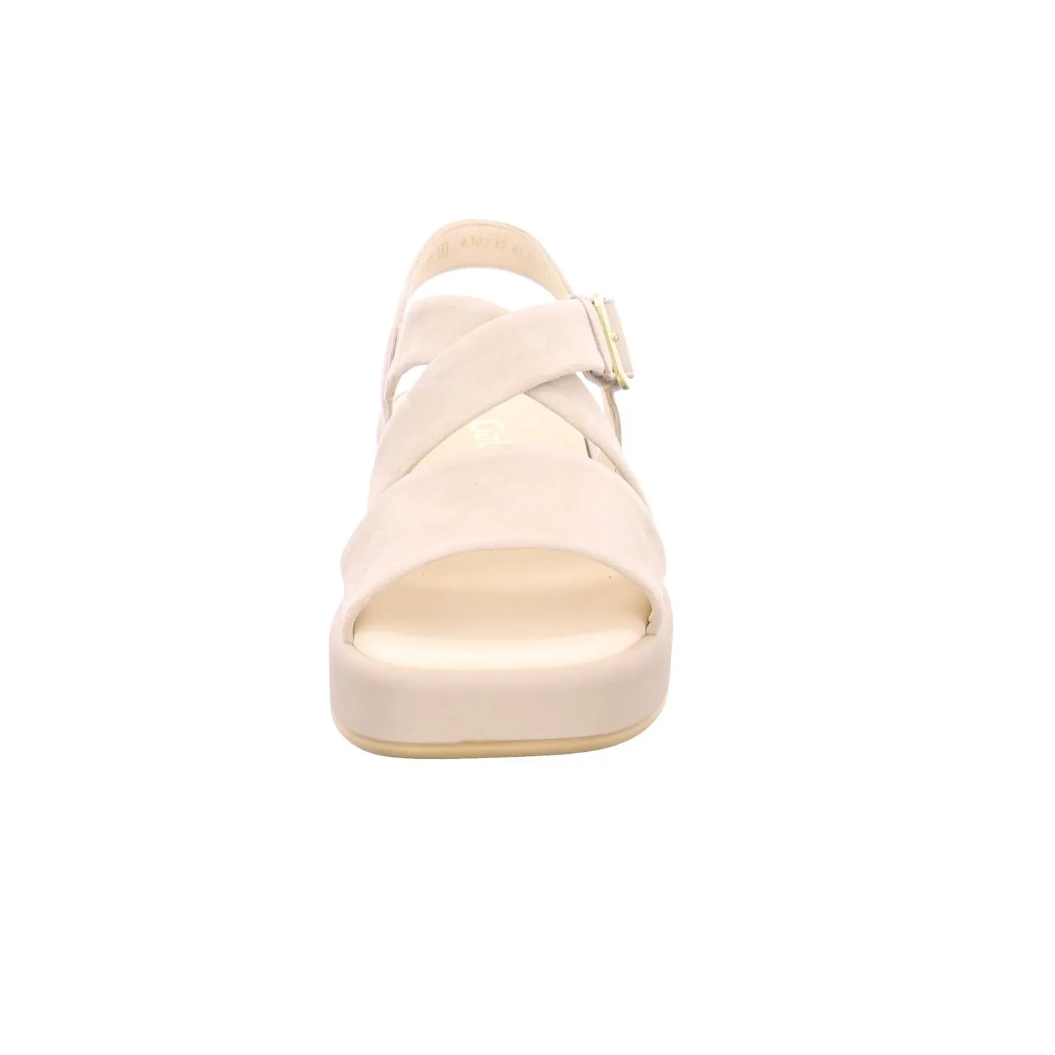 Klassische Sandalen beige