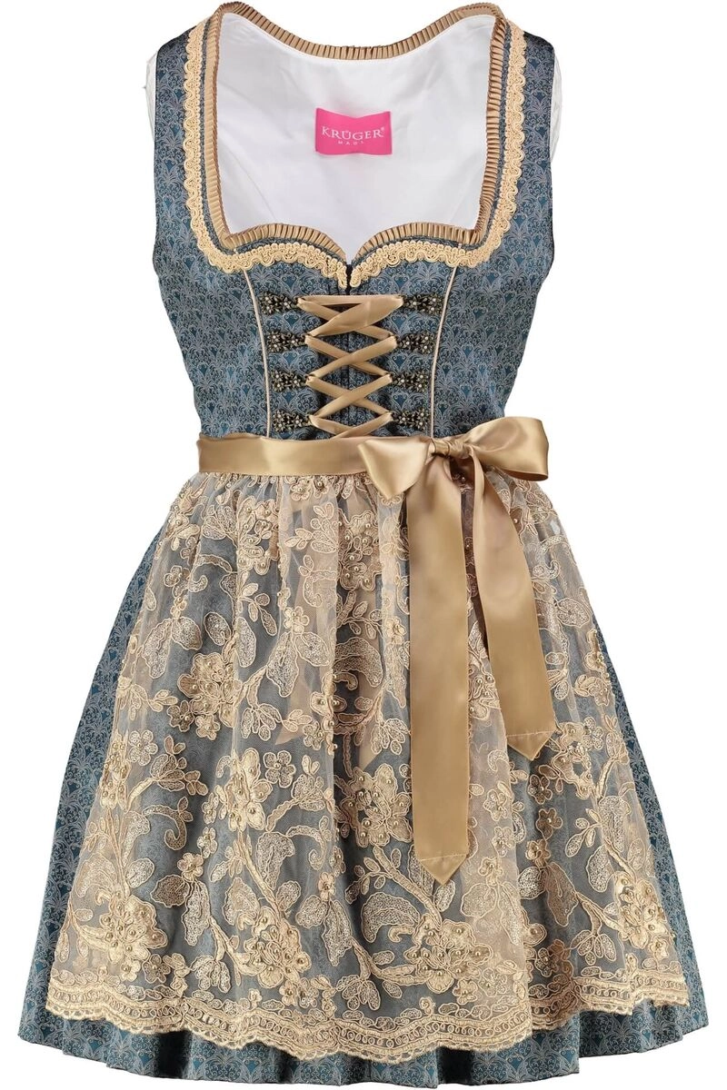 KRÜGER MADL Dirndl marine Paisleymuster Gabriele