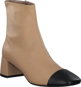 Leder-Stiefeletten für Damen 105381000000 (Beige/Bunt)