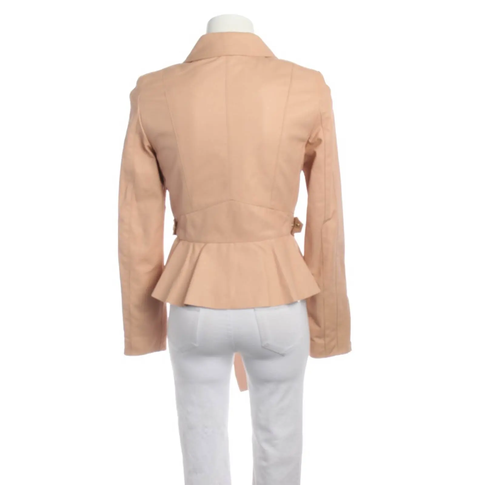 Lederjacke 36 Apricot