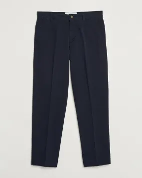 Miller Cotton Lyocell Trousers Navy