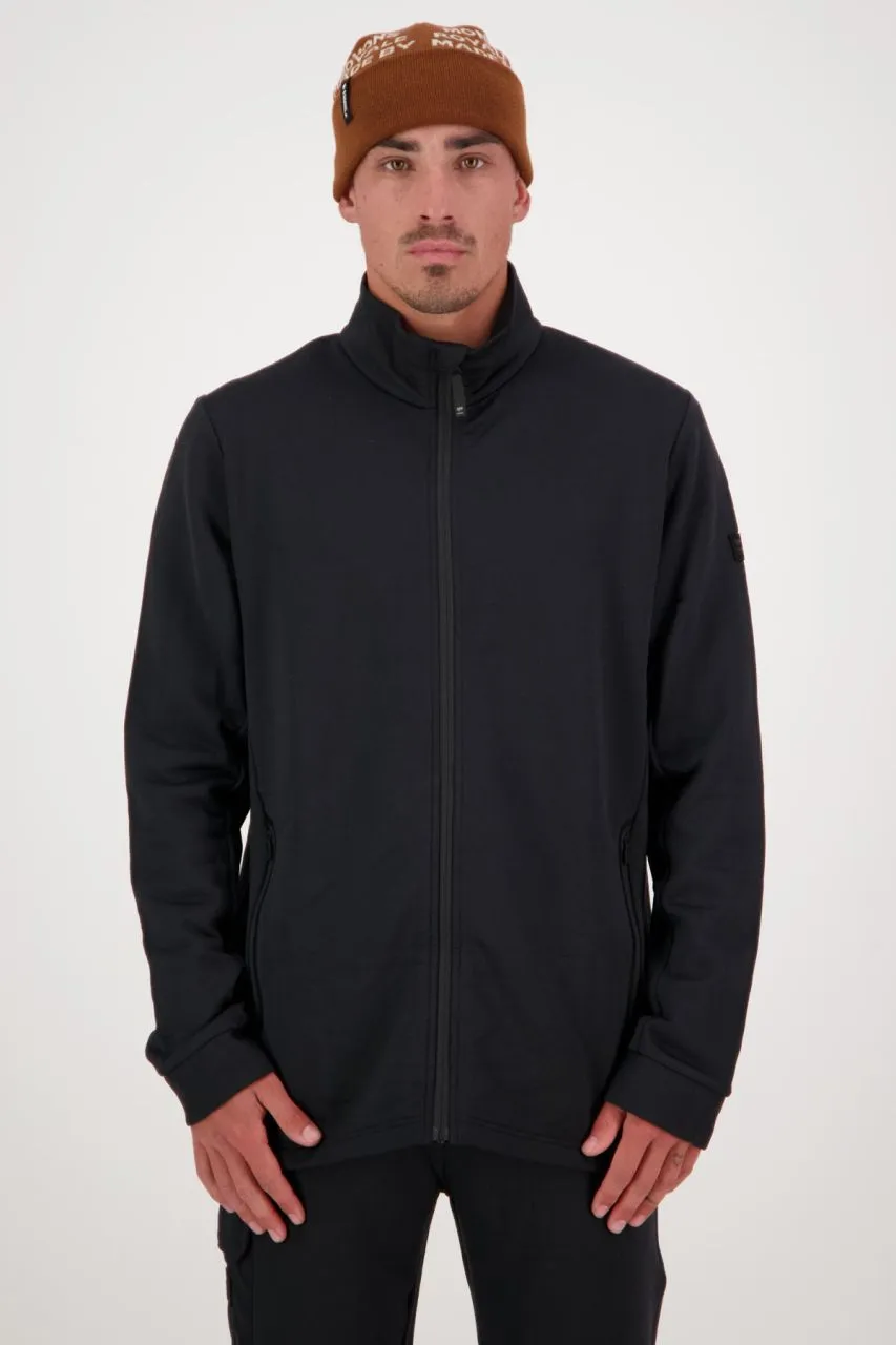 Mons Royale Mens Arcadia Merino Fleece Jacket - Herren Midlayer für Freeski oder Skitouren