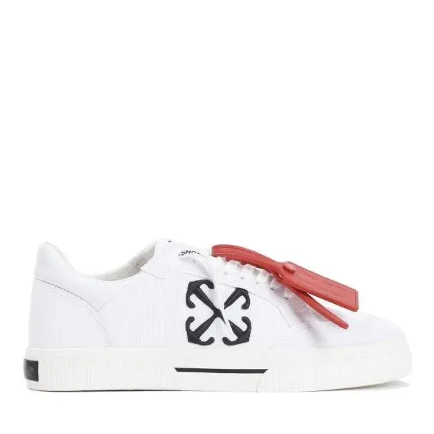   Off-White  White Low Vulcanized Sneakers White  Low-Top Sneaker 