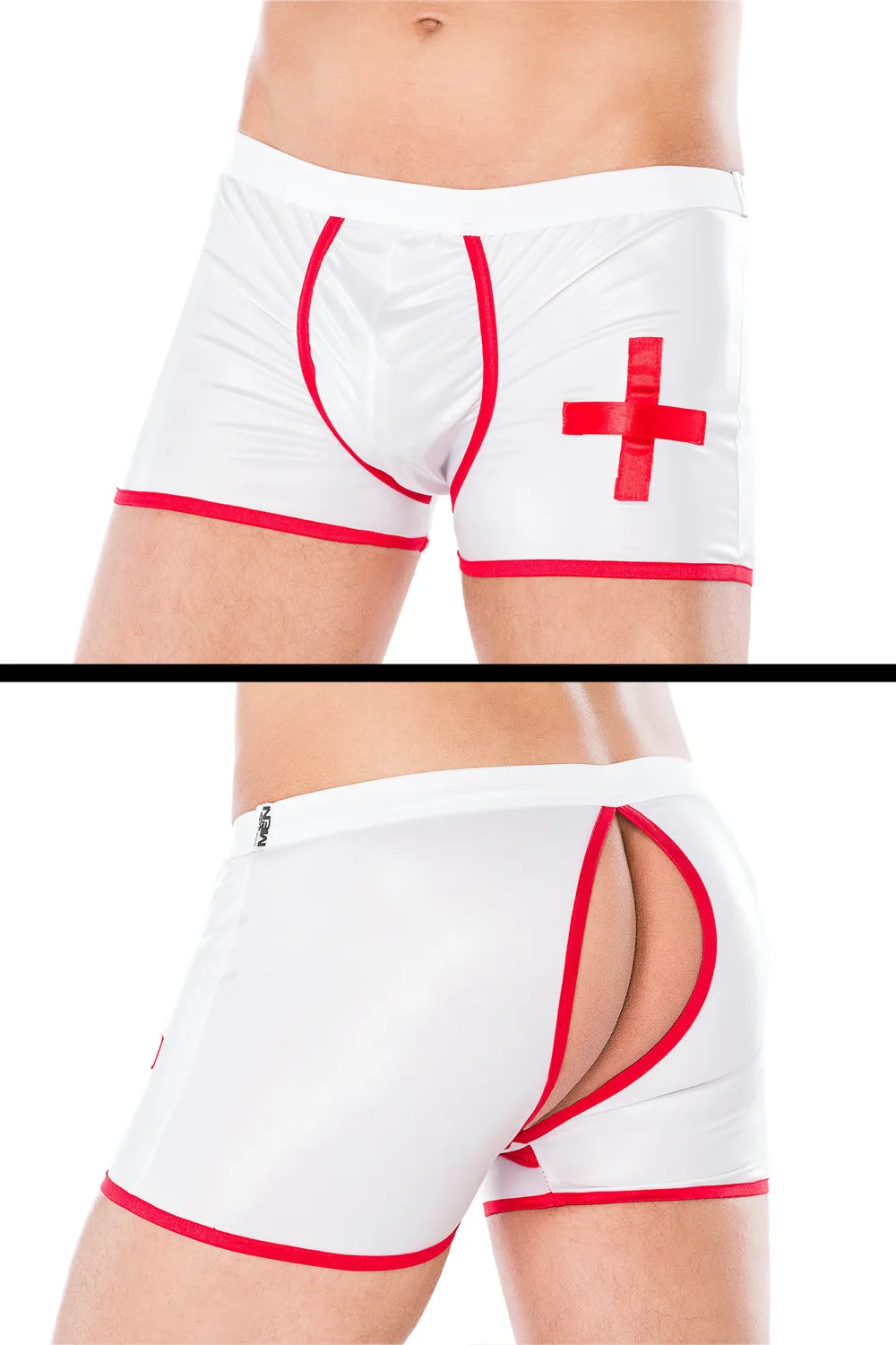 Offene Wetlook Boxershorts