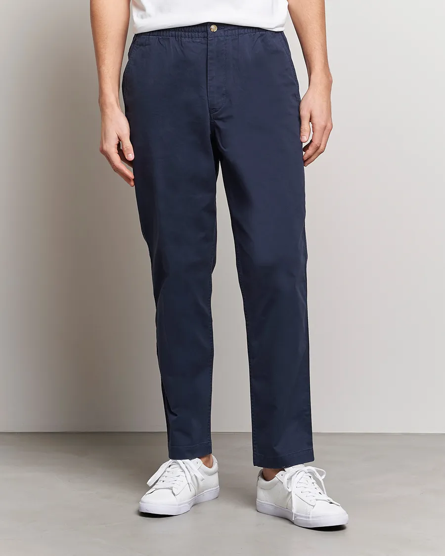 Prepster Stretch Drawstring Trousers Nautical Ink