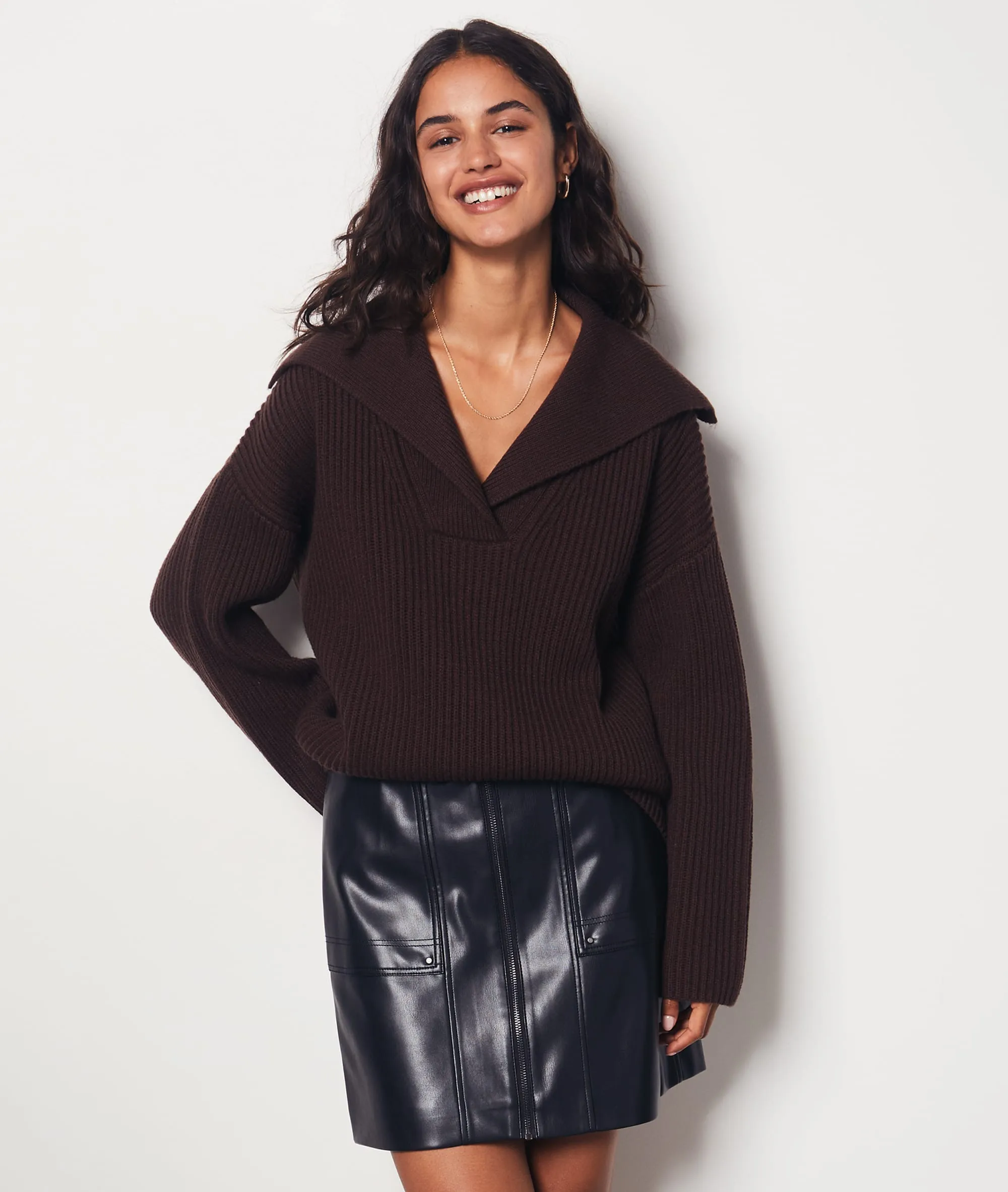 Robe courte fluide à motifs VISCOSE