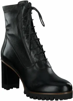 Schnür-Stiefeletten für Damen 109001824720 (Schwarz)