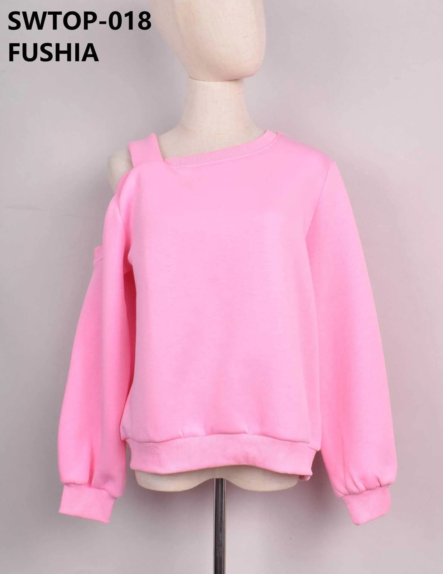 Schulterfreies Sweatshirt