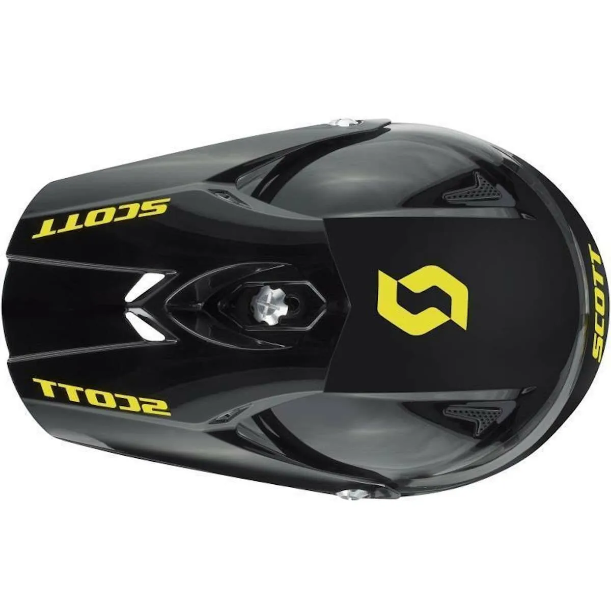 Scott 350 Pro schwarz / gelb Crosshelm S