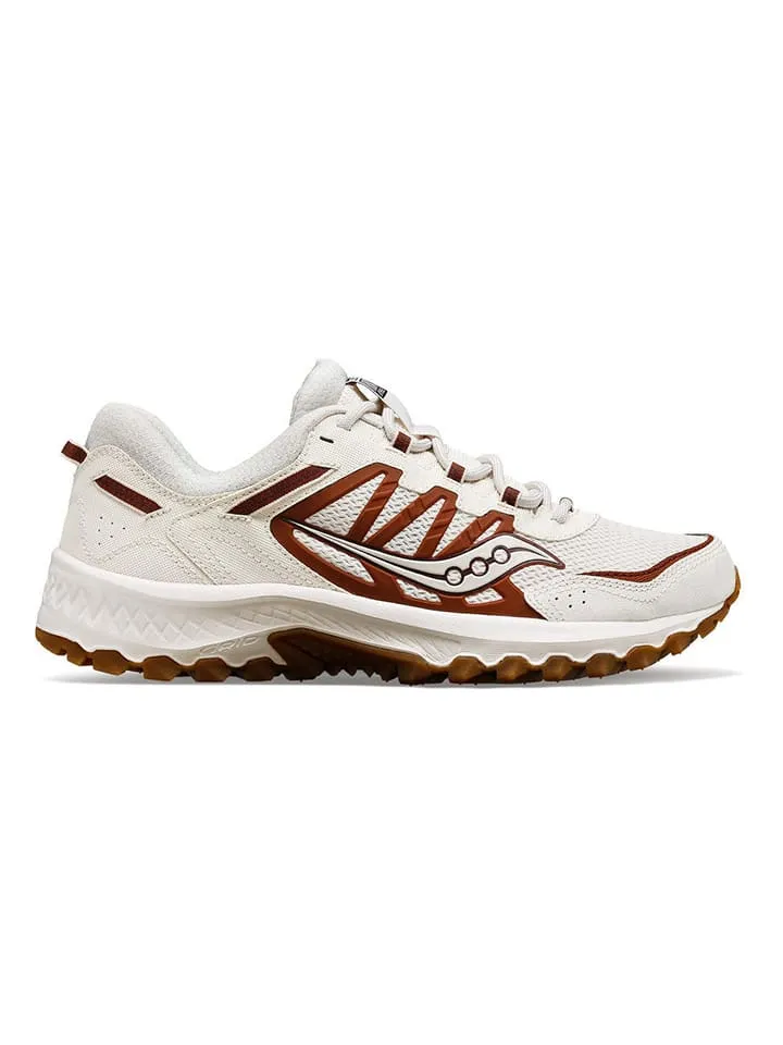Sneakers "Grid Peak" in Creme/ Braun