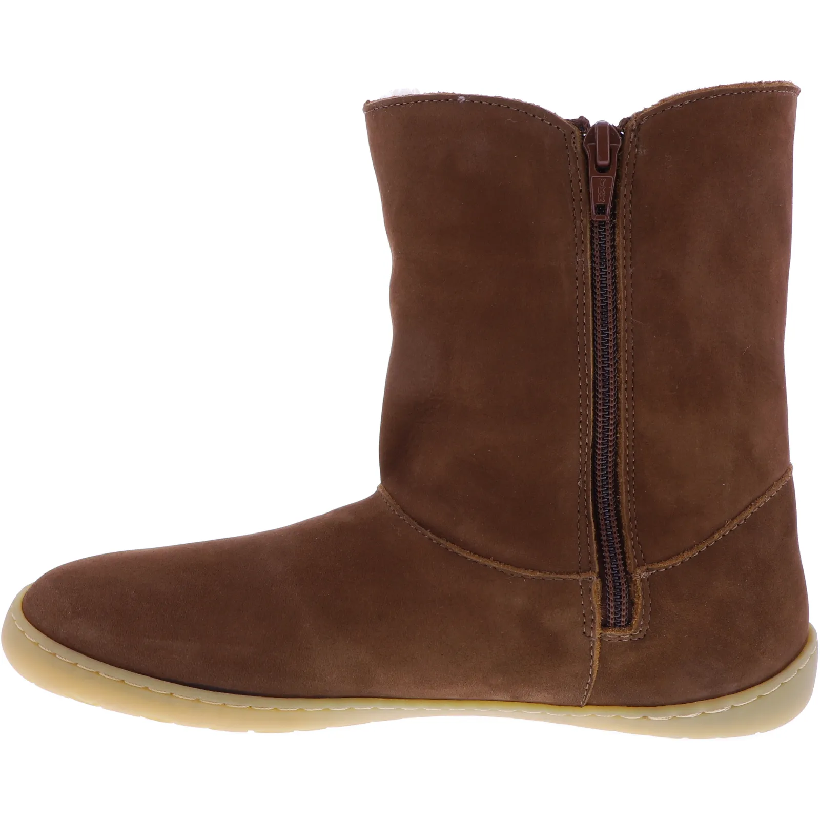 Snipe | Barefoot Boots | Cuero-Braun | Leder-Lammfellfutter | 05490-006 | Damen Stiefeletten