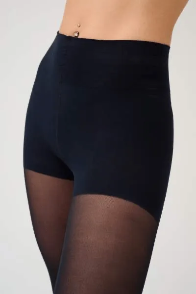 Strumpfhose Translucent 30 Den Conscious Control Top Schwarz