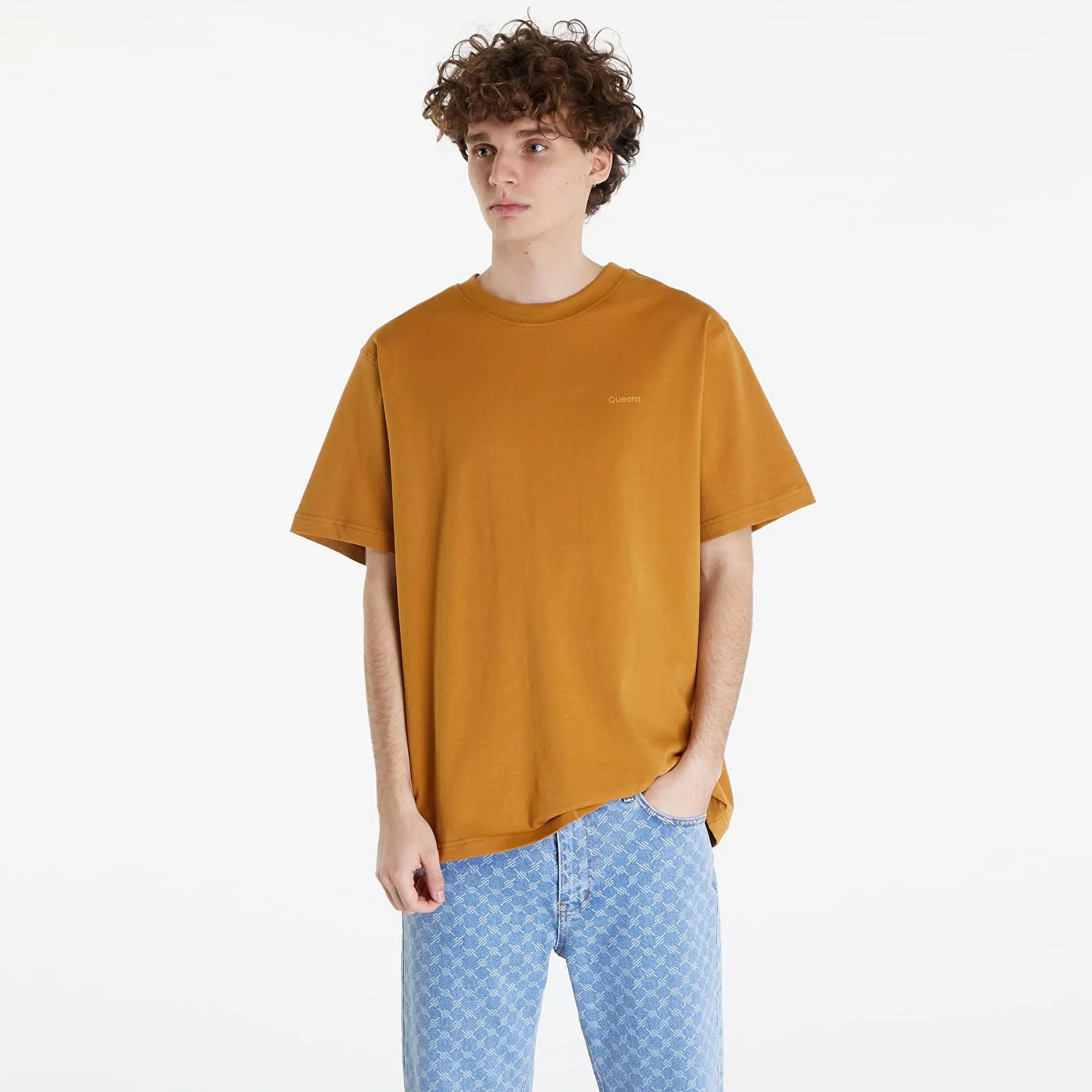 T-shirt Queens Essential T-Shirt With Tonal Print 3-Pack Multicolour QNS_014
