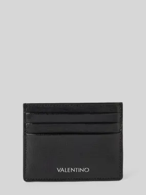 VALENTINO BAGS Kartenetui aus Leder mit Label-Applikation (black) online kaufen