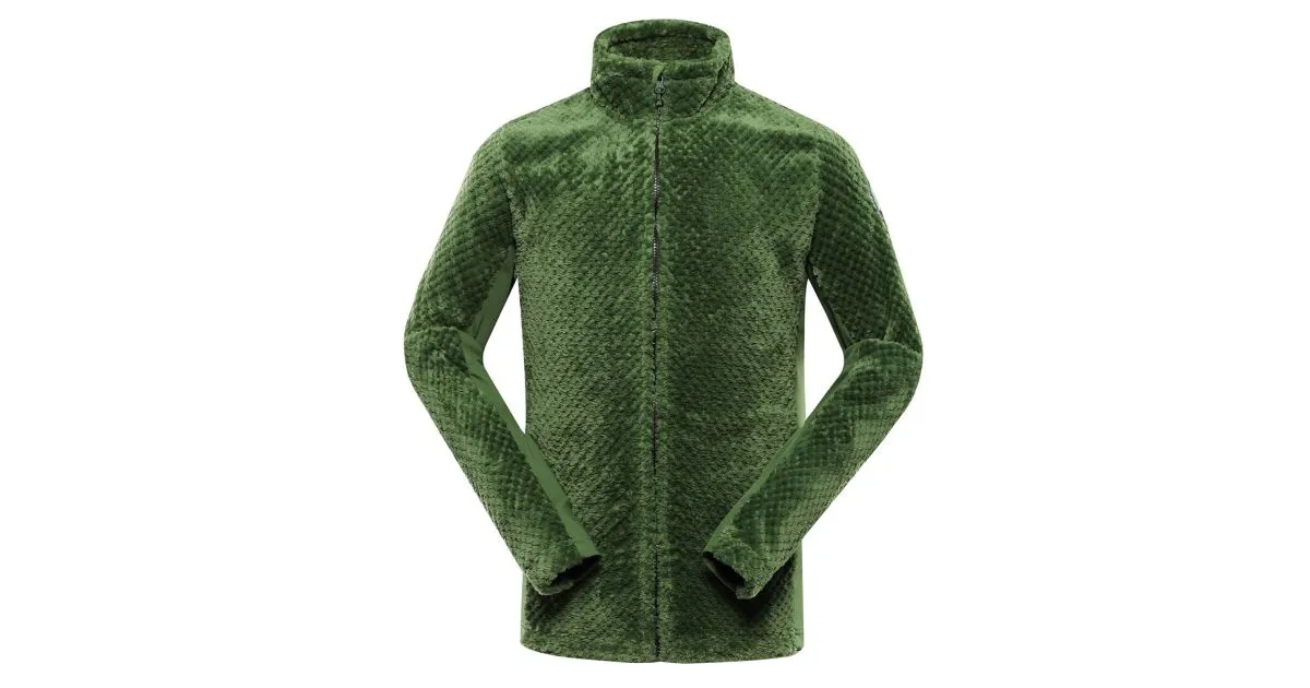 Warmes Herren-Sweatshirt ALPINE PRO LOMM Baumwipfelgrün XXXL